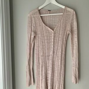 Free People light pink long sleeve